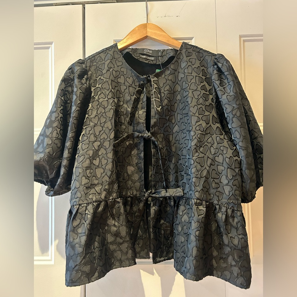 Simons Icone Black Heart blouse